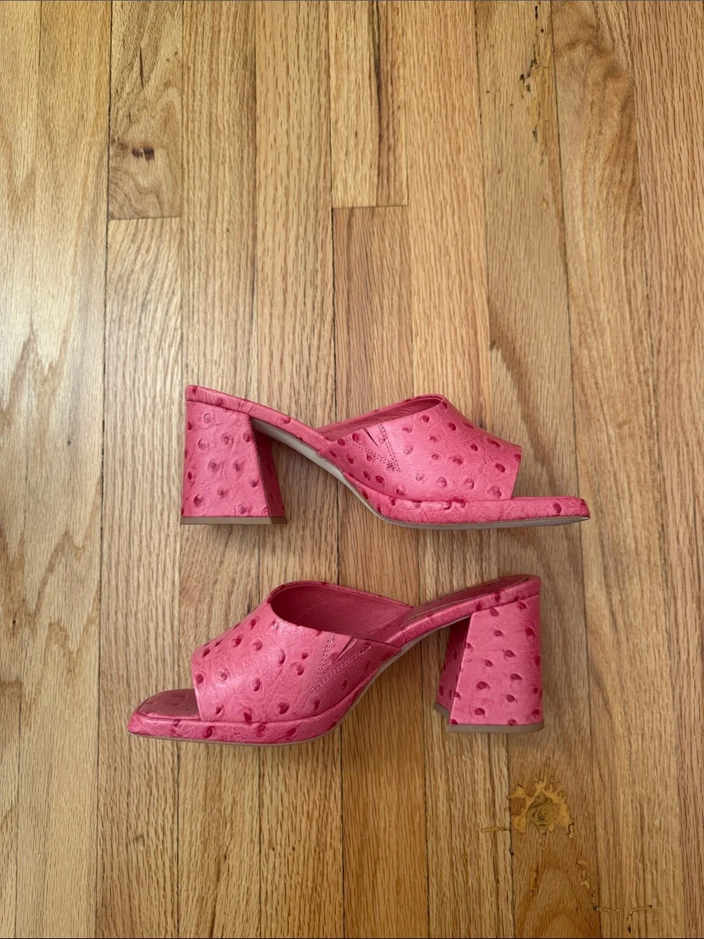 Jeffrey Campbell Pink Open-Toe Mules - Picture 2 of 4